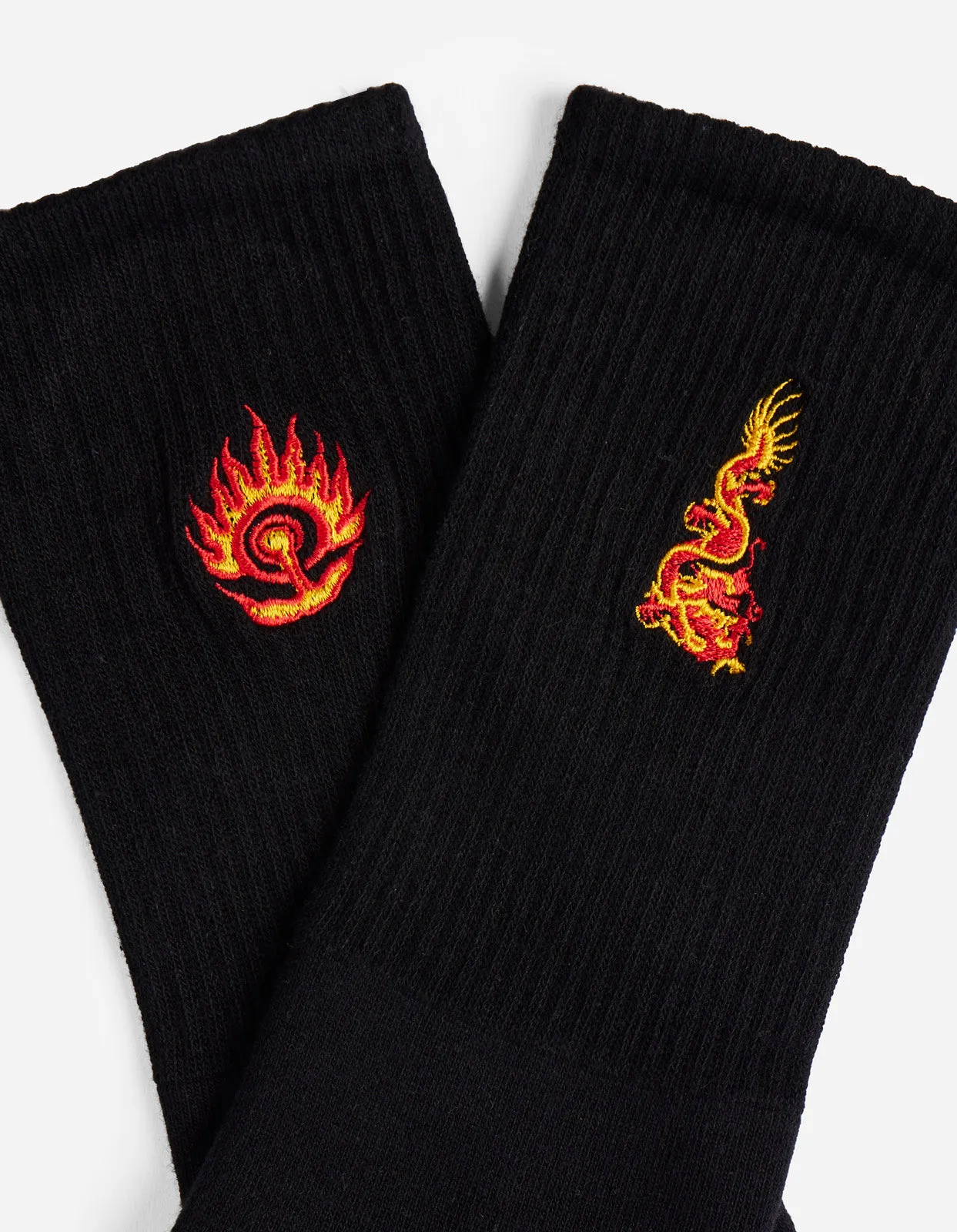 1264 Micro Dragon Sport Sock 3 Pack Black/Black/Black