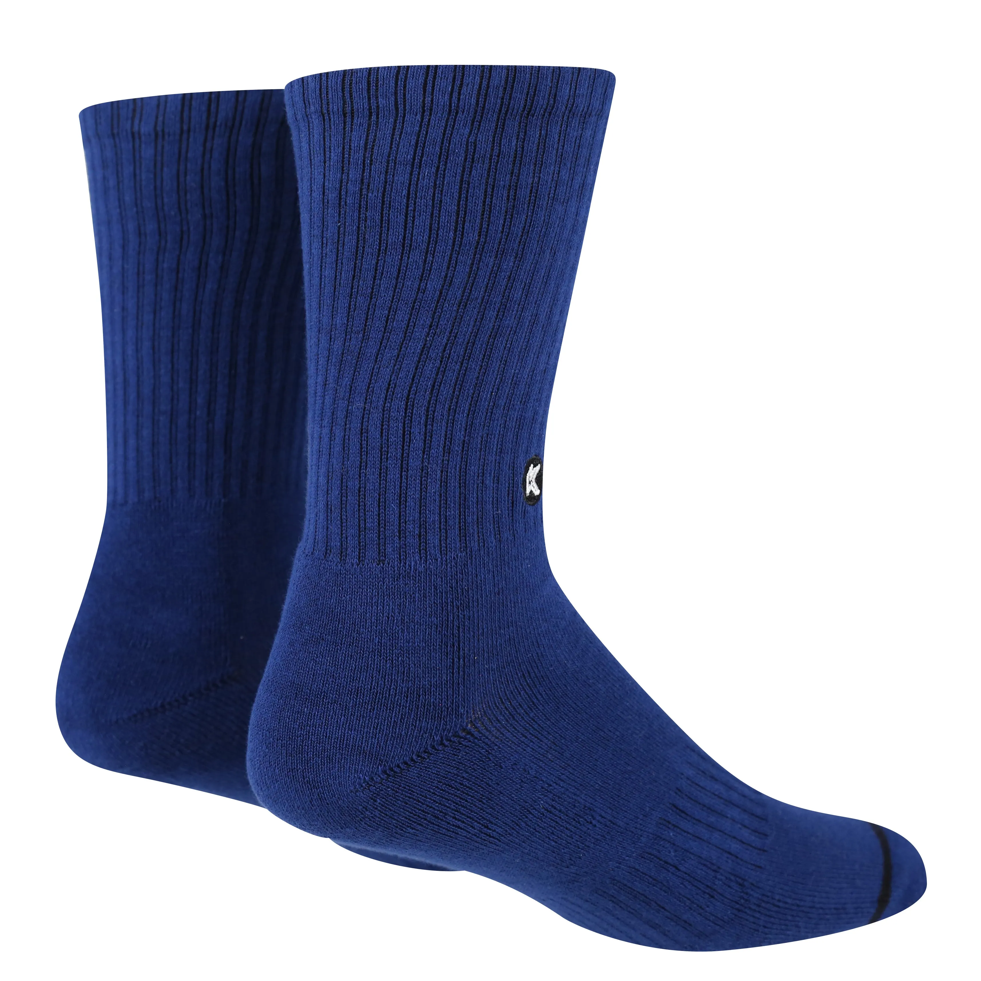 3 Pack Cobalt Crew Sock