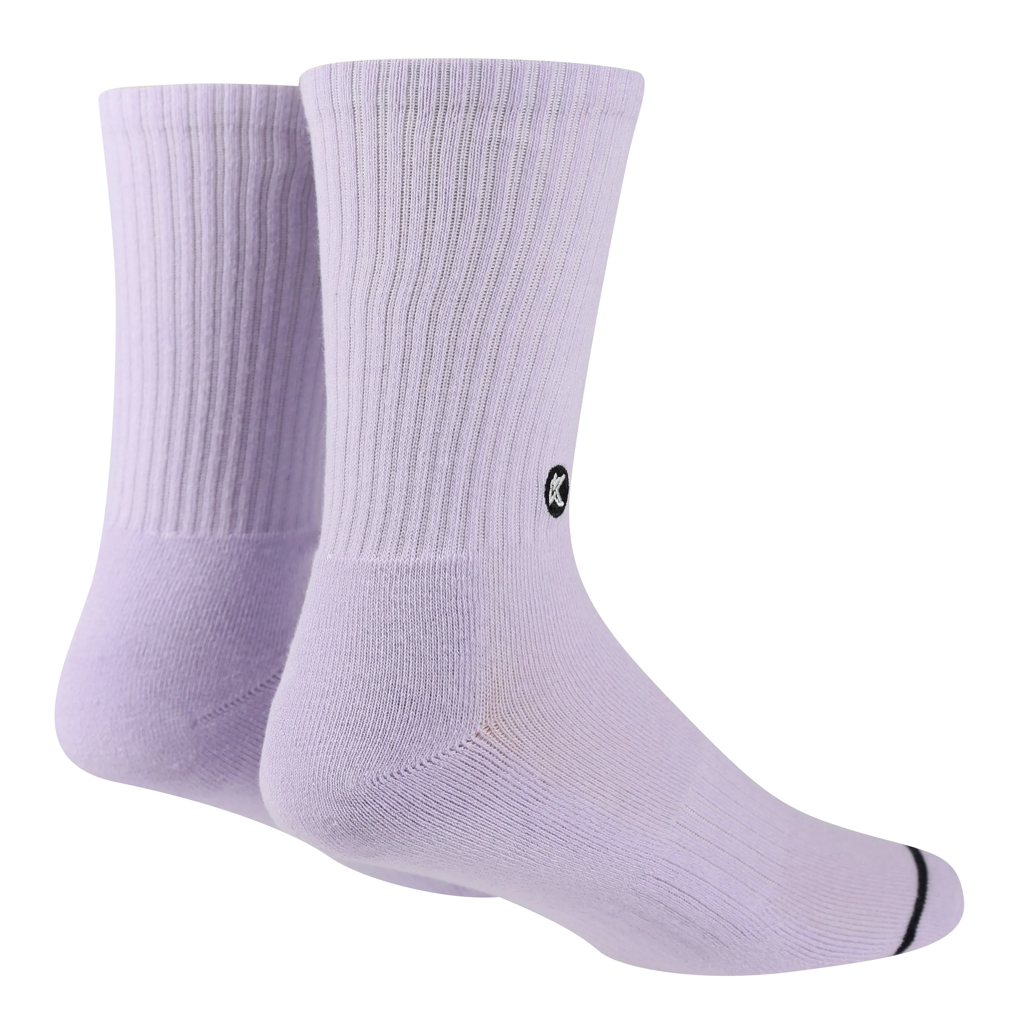 3 Pack Lavender Crew Sock