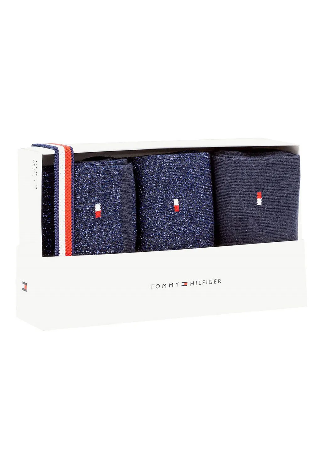 3-Pack Woman's Sock Gift Box - Navy