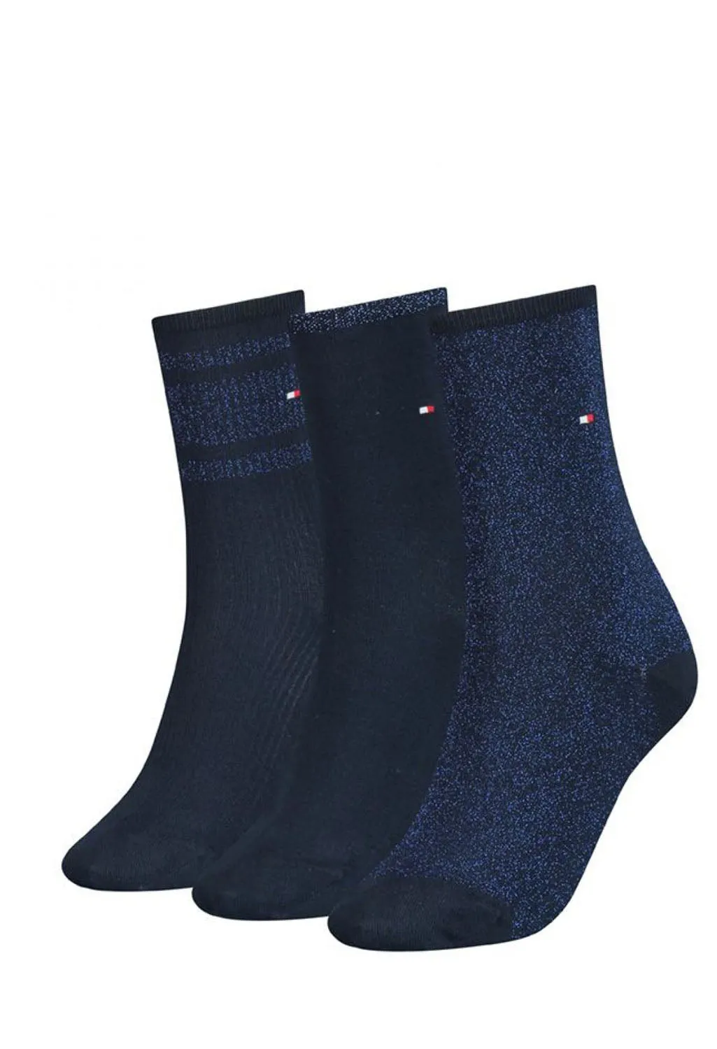 3-Pack Woman's Sock Gift Box - Navy