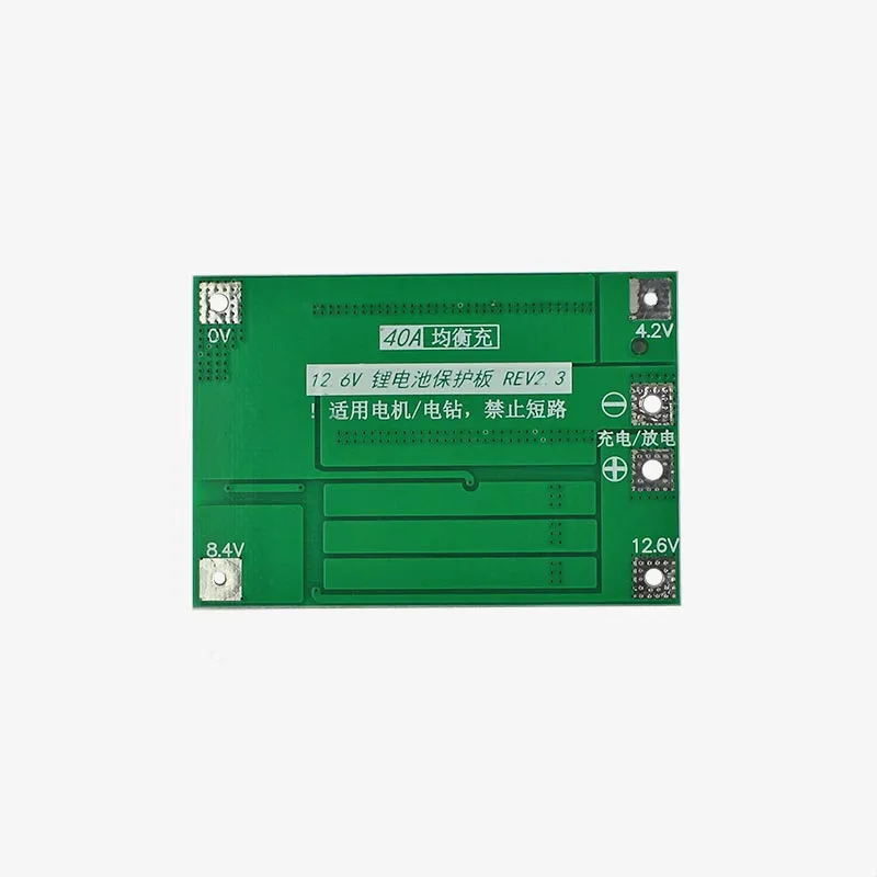 3S 40A Li-ion Battery Protection BMS Board for 3.7V NMC cells