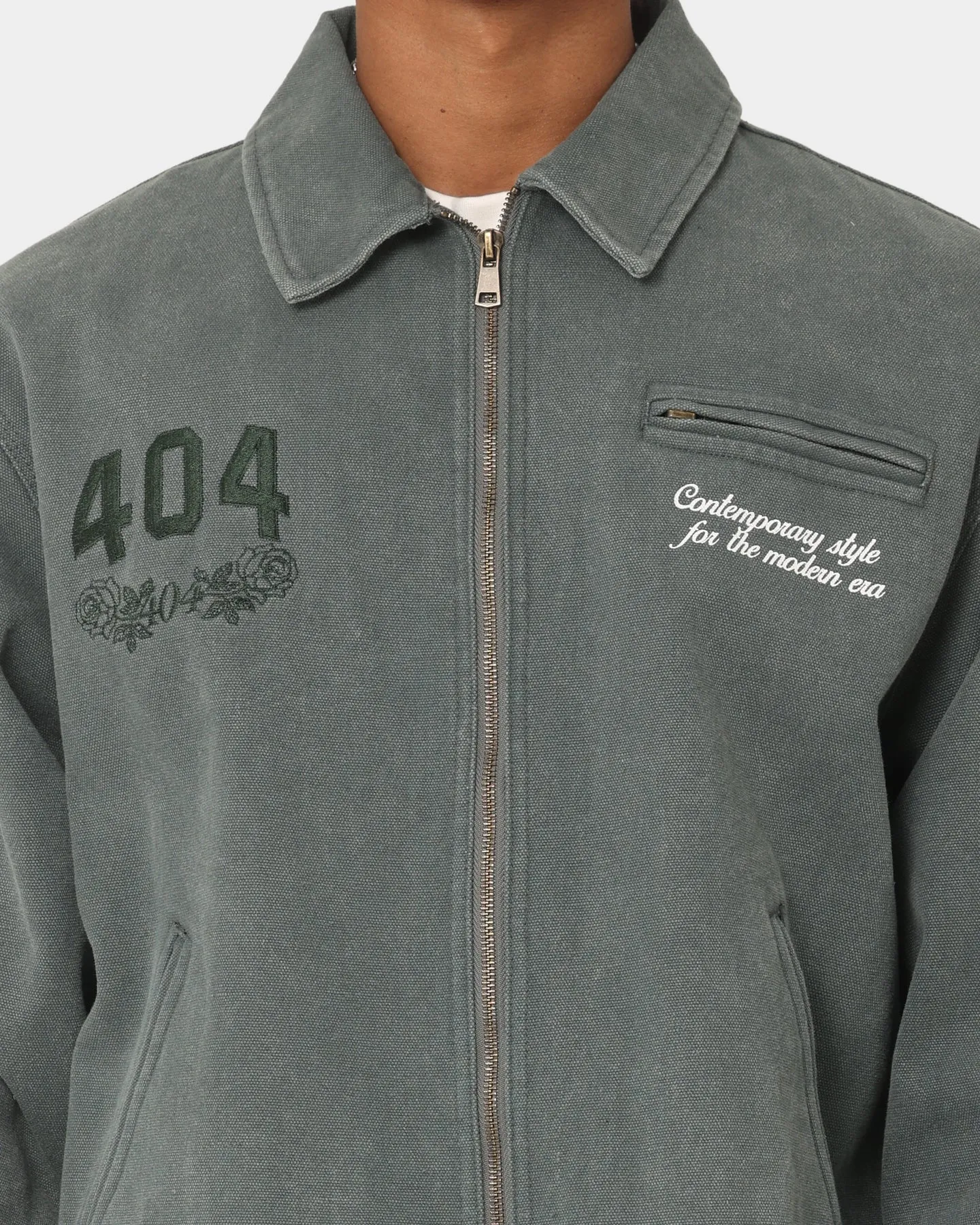 404 Florence Work Jacket Green