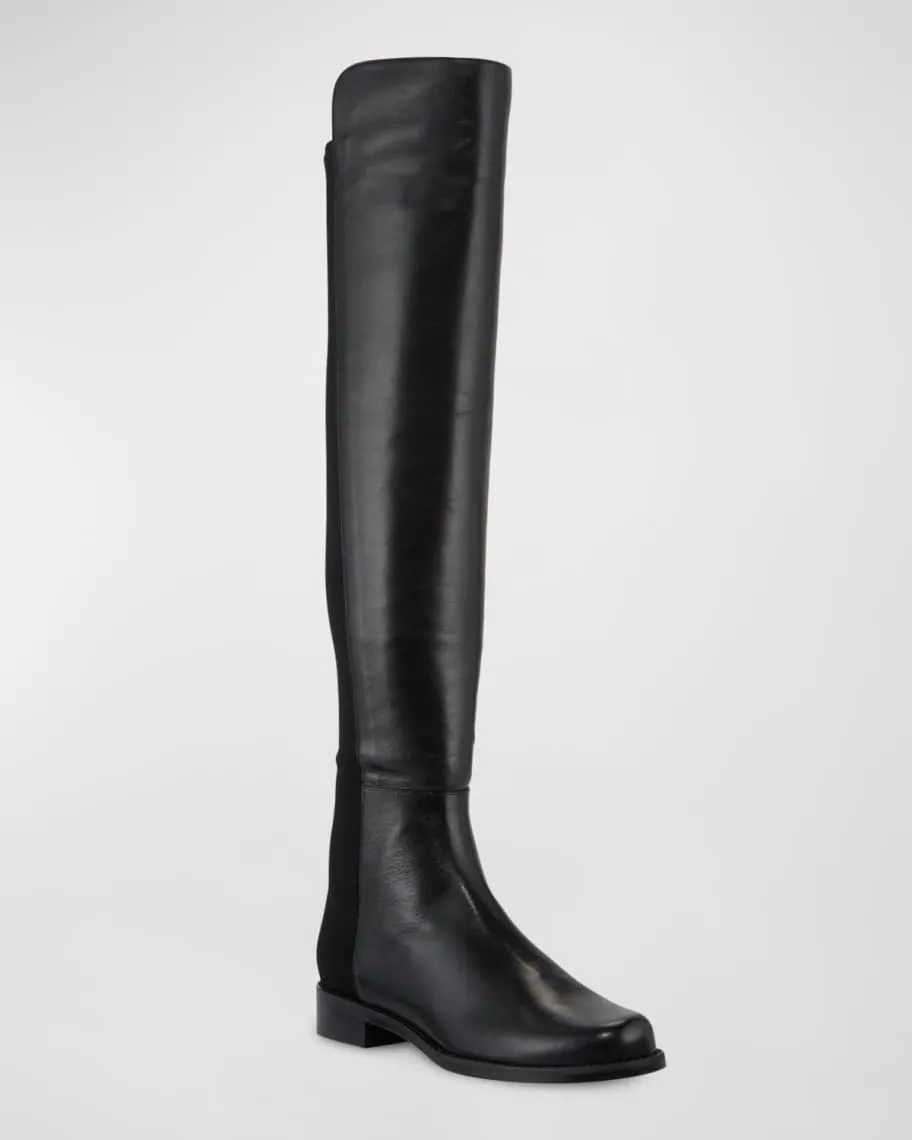 5050 Stuart Weitzman Over The Knee Leather Boots