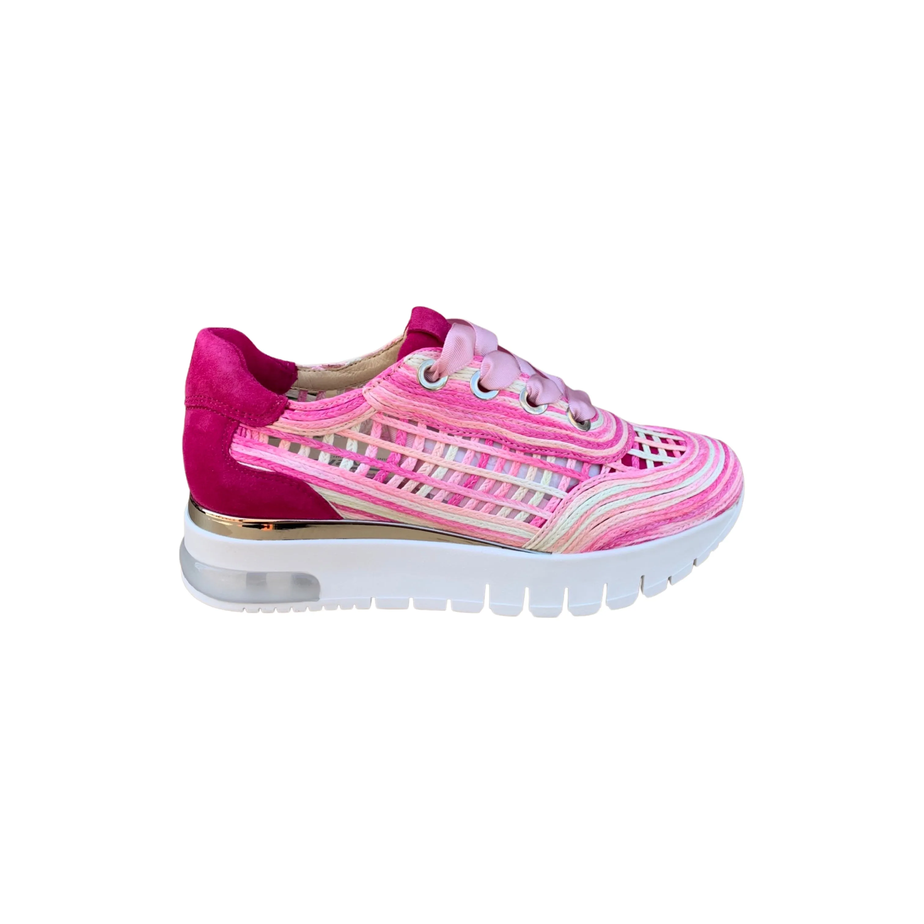 81606 Fuchsia Platform Sneaker