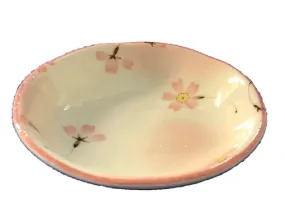 9cm Light Snow Pink Cherry Tree Dish