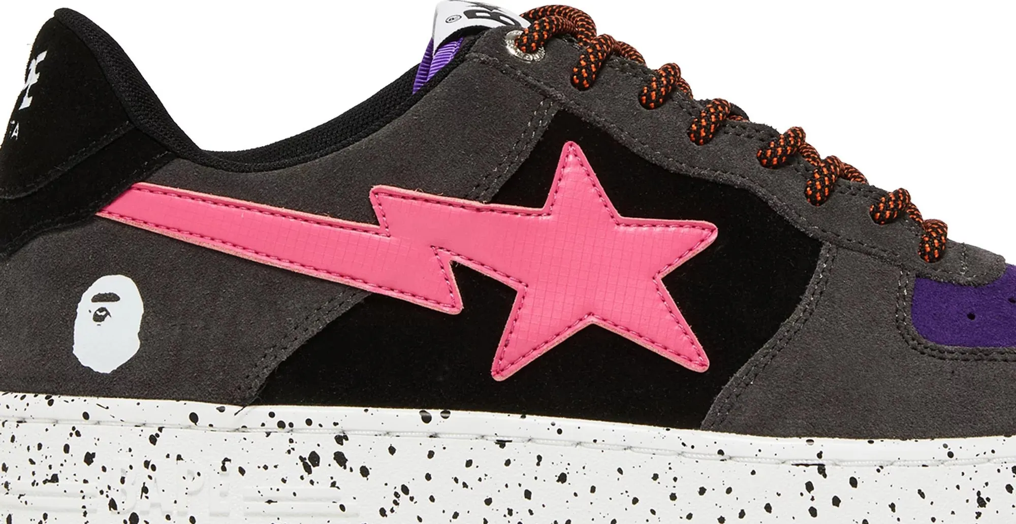 A Bathing Ape Bape Sta Low #2 'Black Pink'