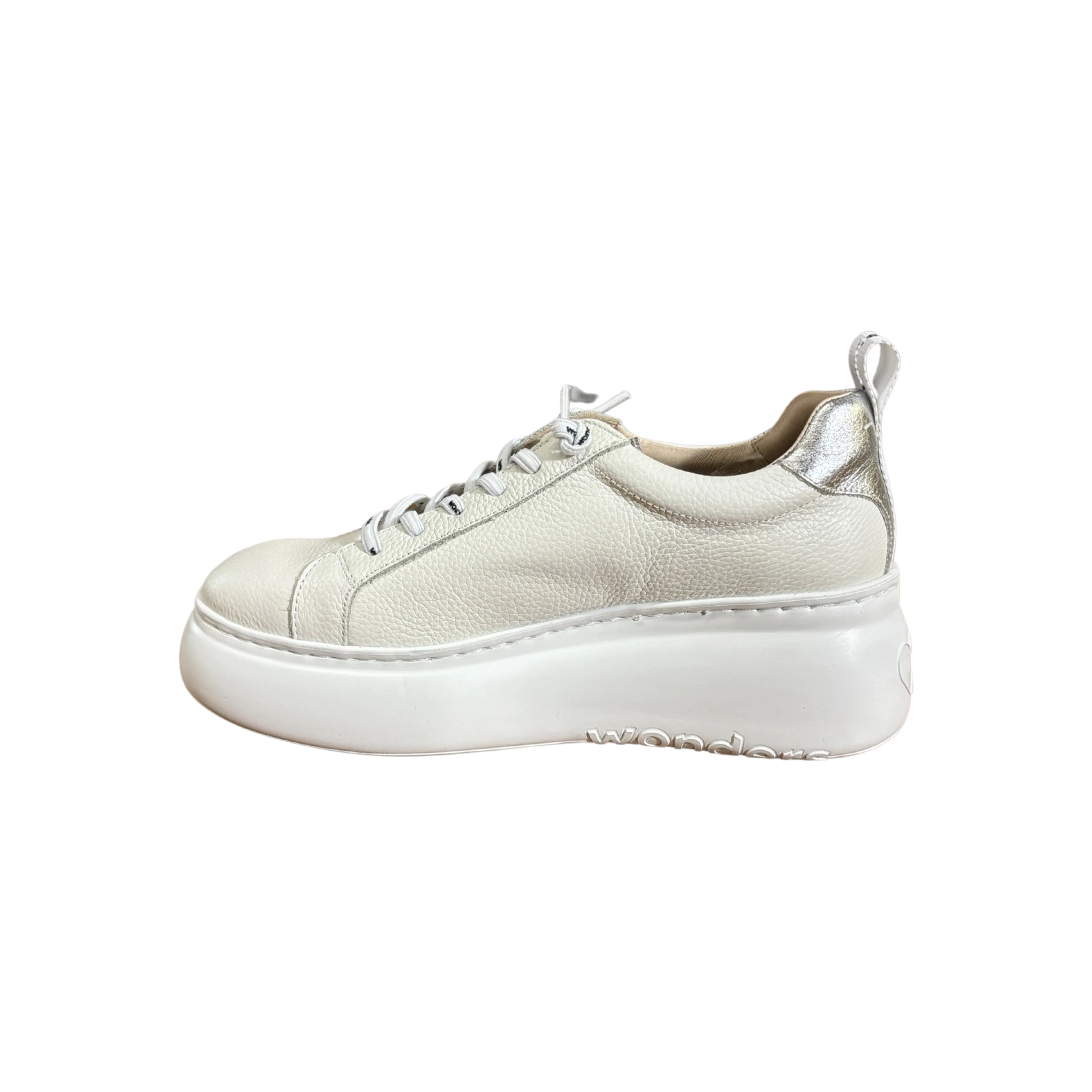 A2632 Off White Platform Sneaker