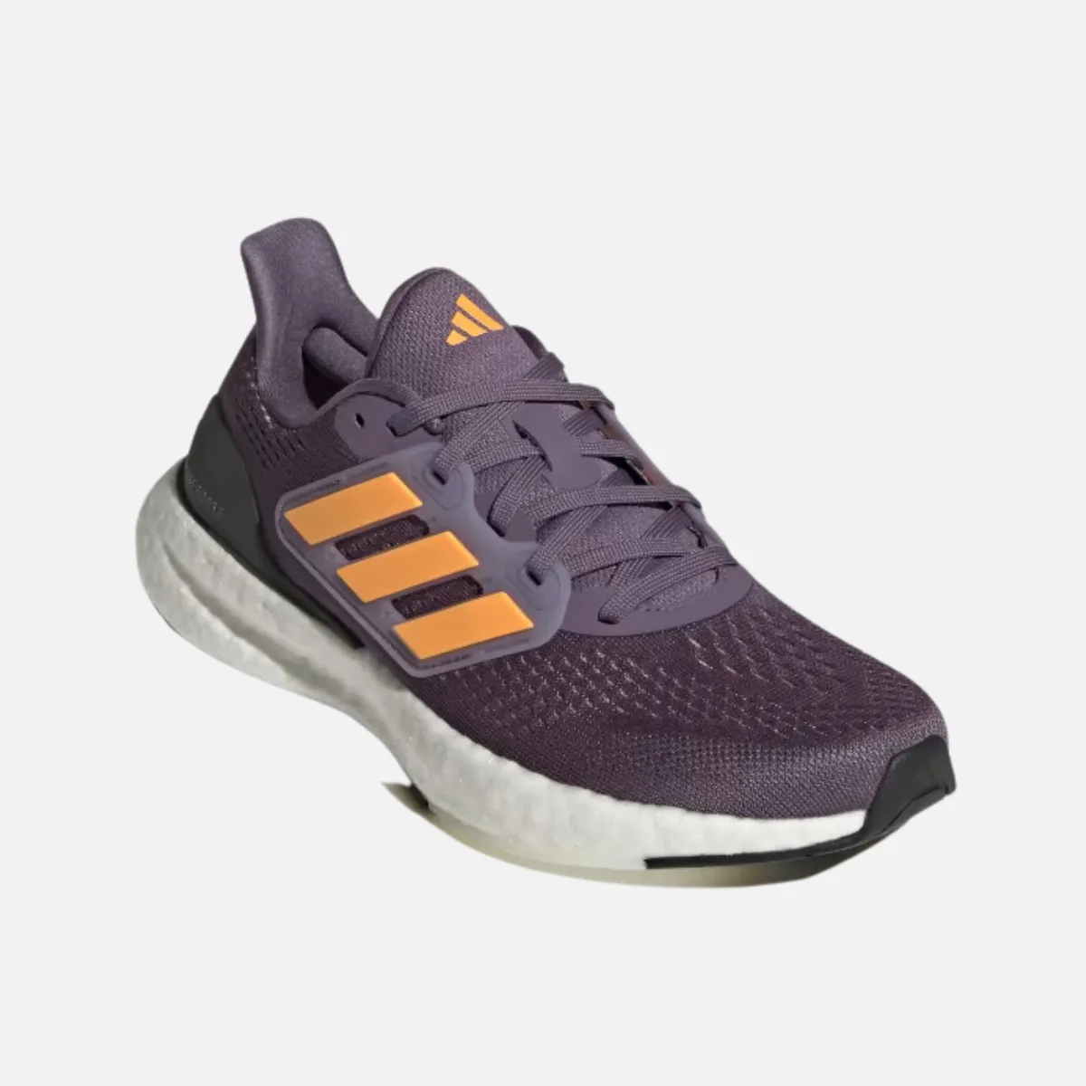 Adidas Pureboost 23 Women's Running Shoes -Shadow Violet/Flash Orange/Cloud White