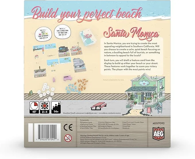 Alderac Entertainment Group Santa Monica Board Game