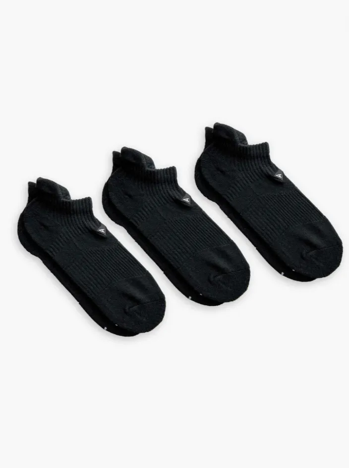 Athletic Short Sock 3 Pack - Black