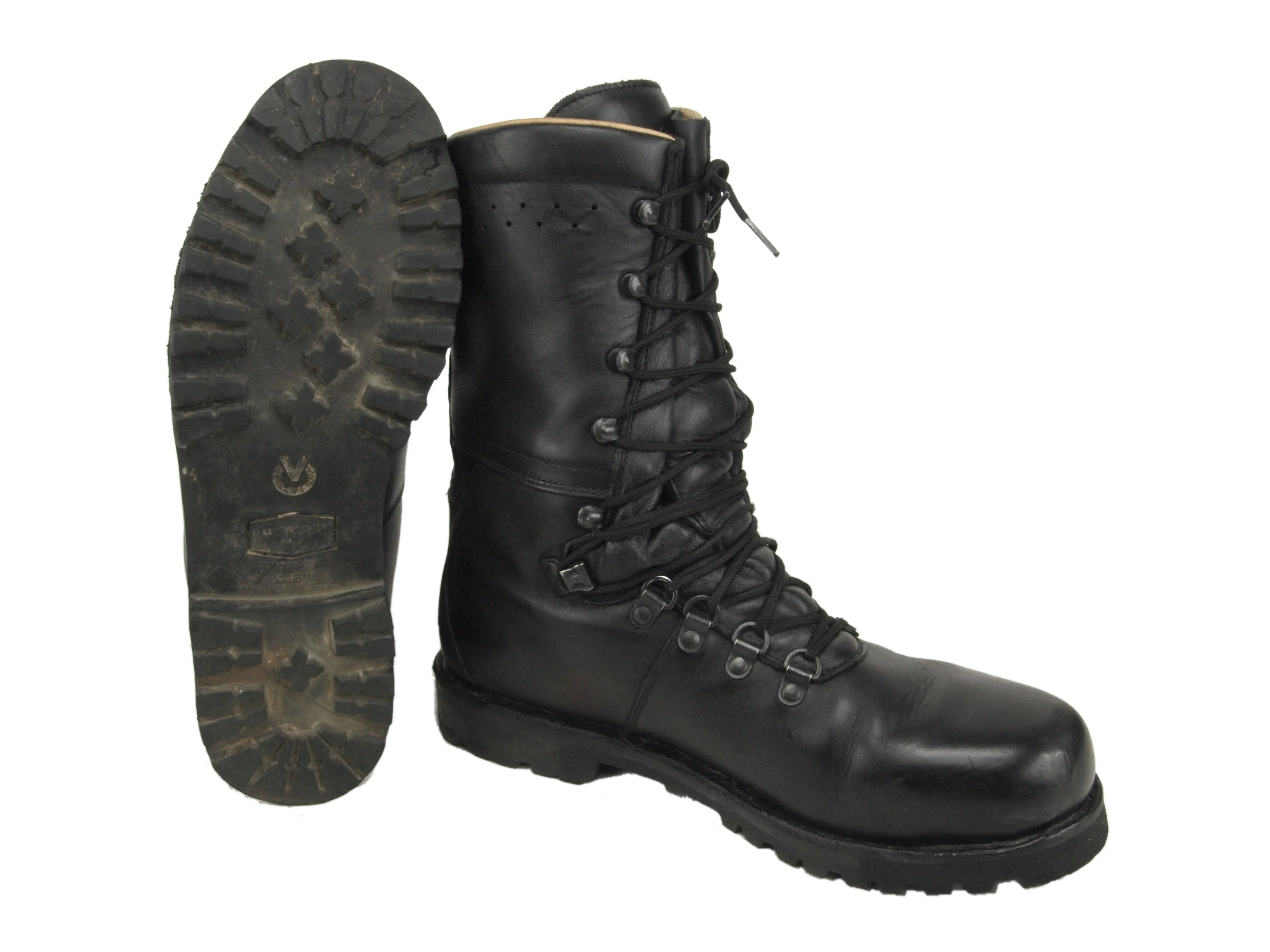 Austrian Army Leather Combat Para Boots