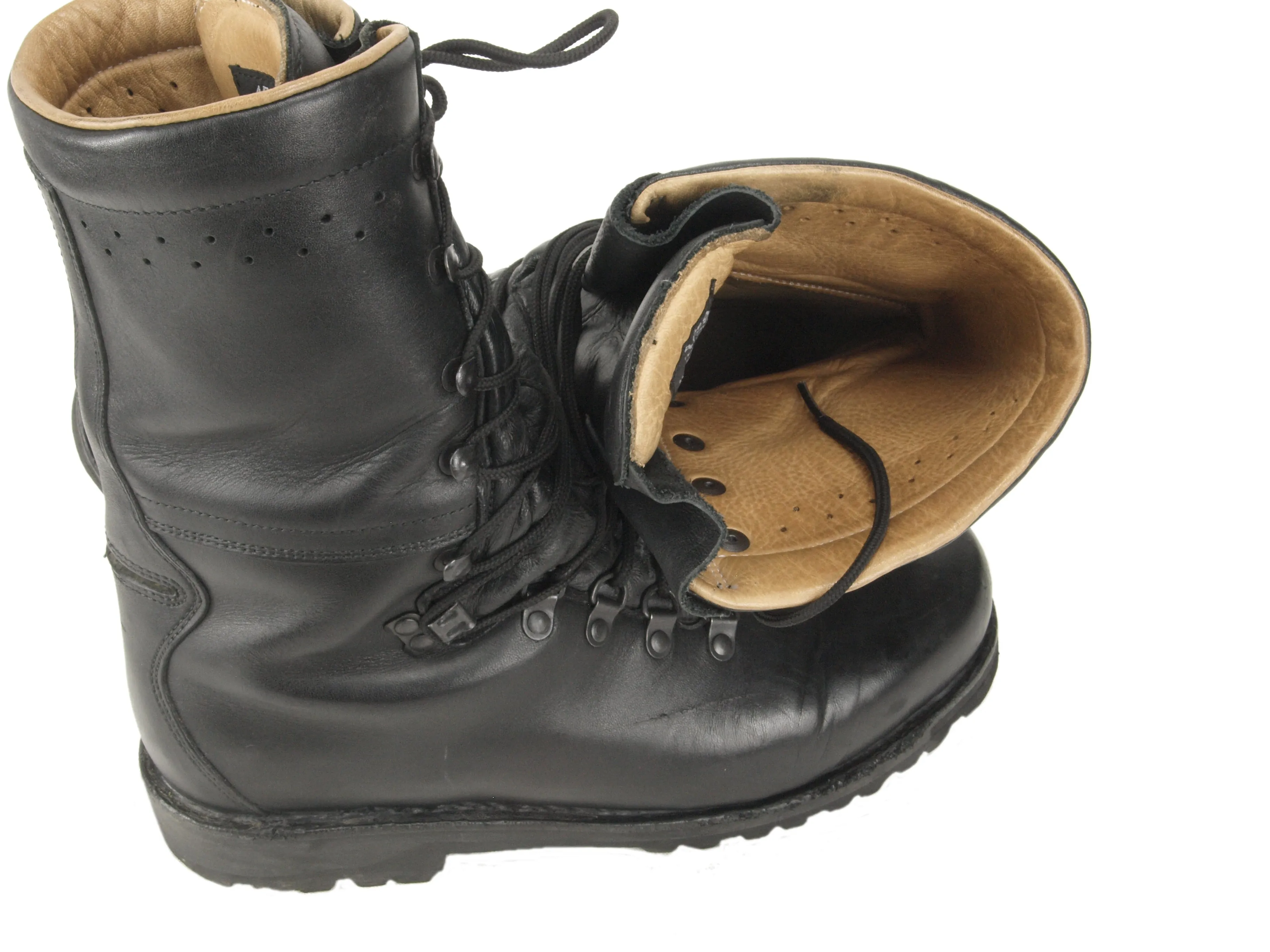 Austrian Army Leather Combat Para Boots