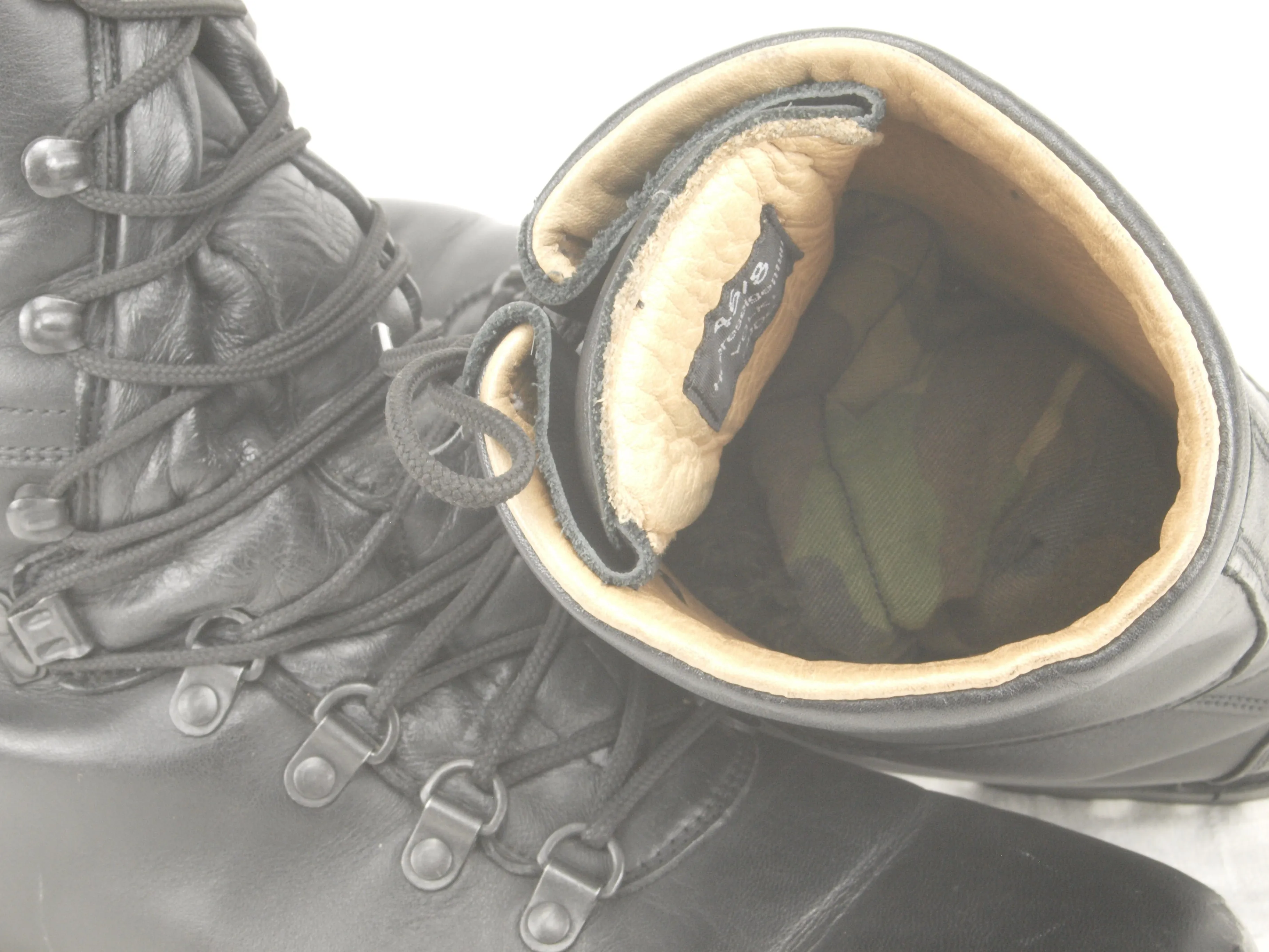 Austrian Army Leather Combat Para Boots