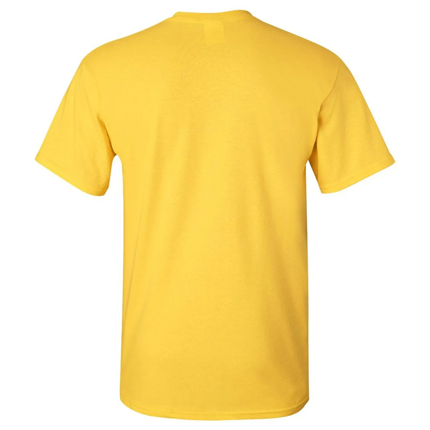 Basketball Board Michigan Basic Cotton Short Sleeve T Shirt - Maize