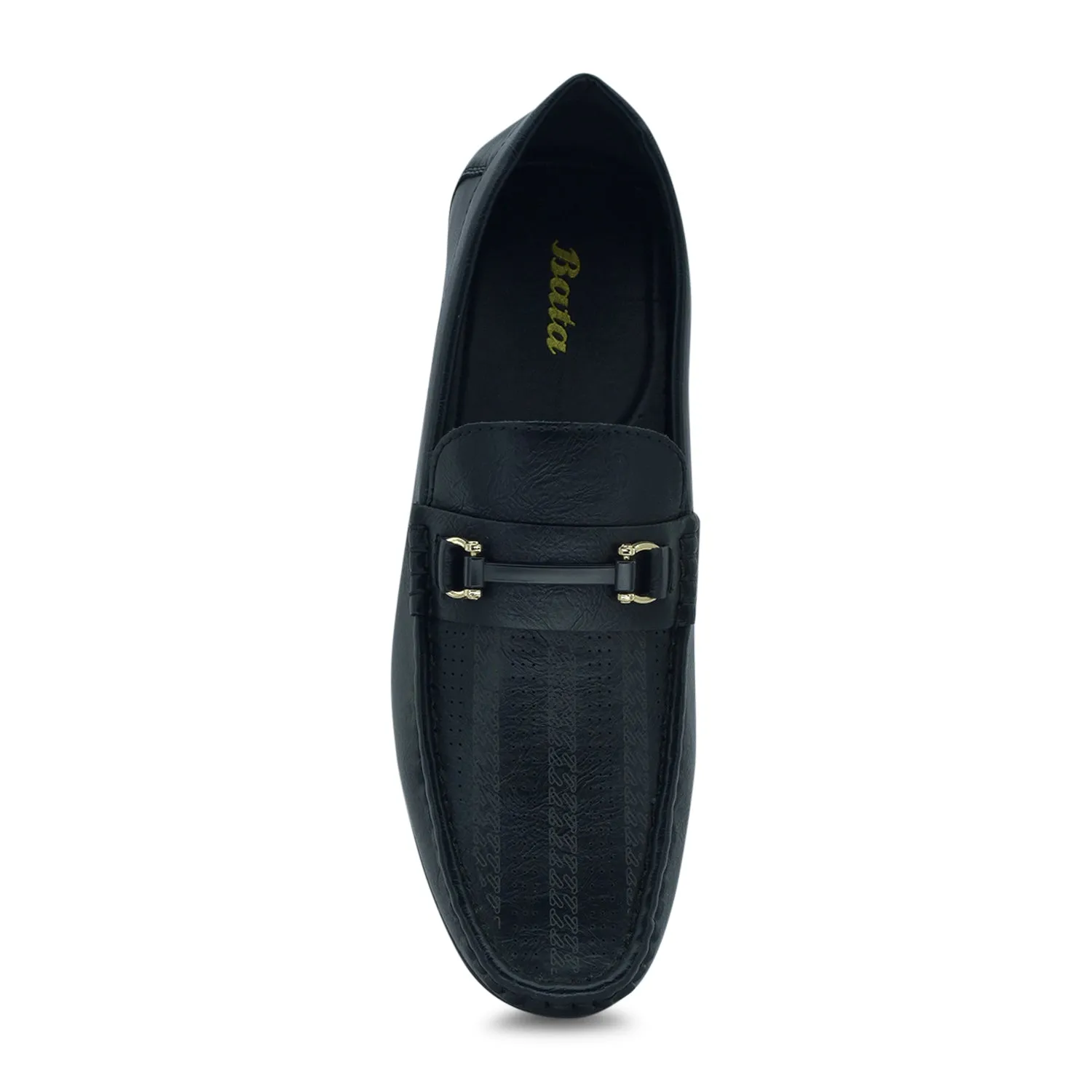 Bata Casual Moccasin in Black