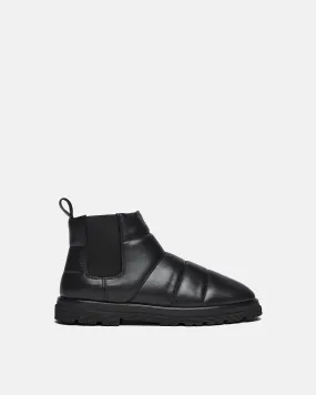 Bede - Rounded Toe Boot - Black