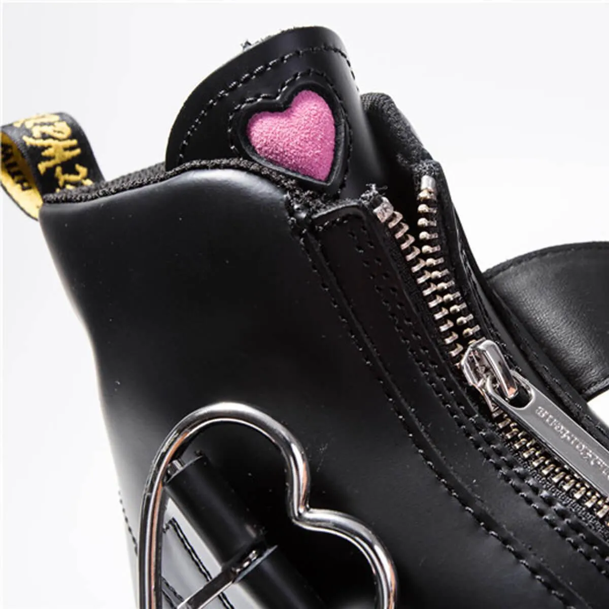 benpaolv Heart Buckle Aesthetic Martens Boots