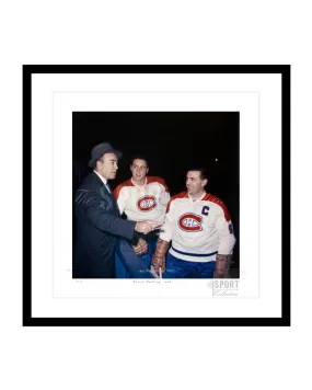 Board Meeting, 1955 (Toe Blake, Maurice Richard & Jean Beliveau)