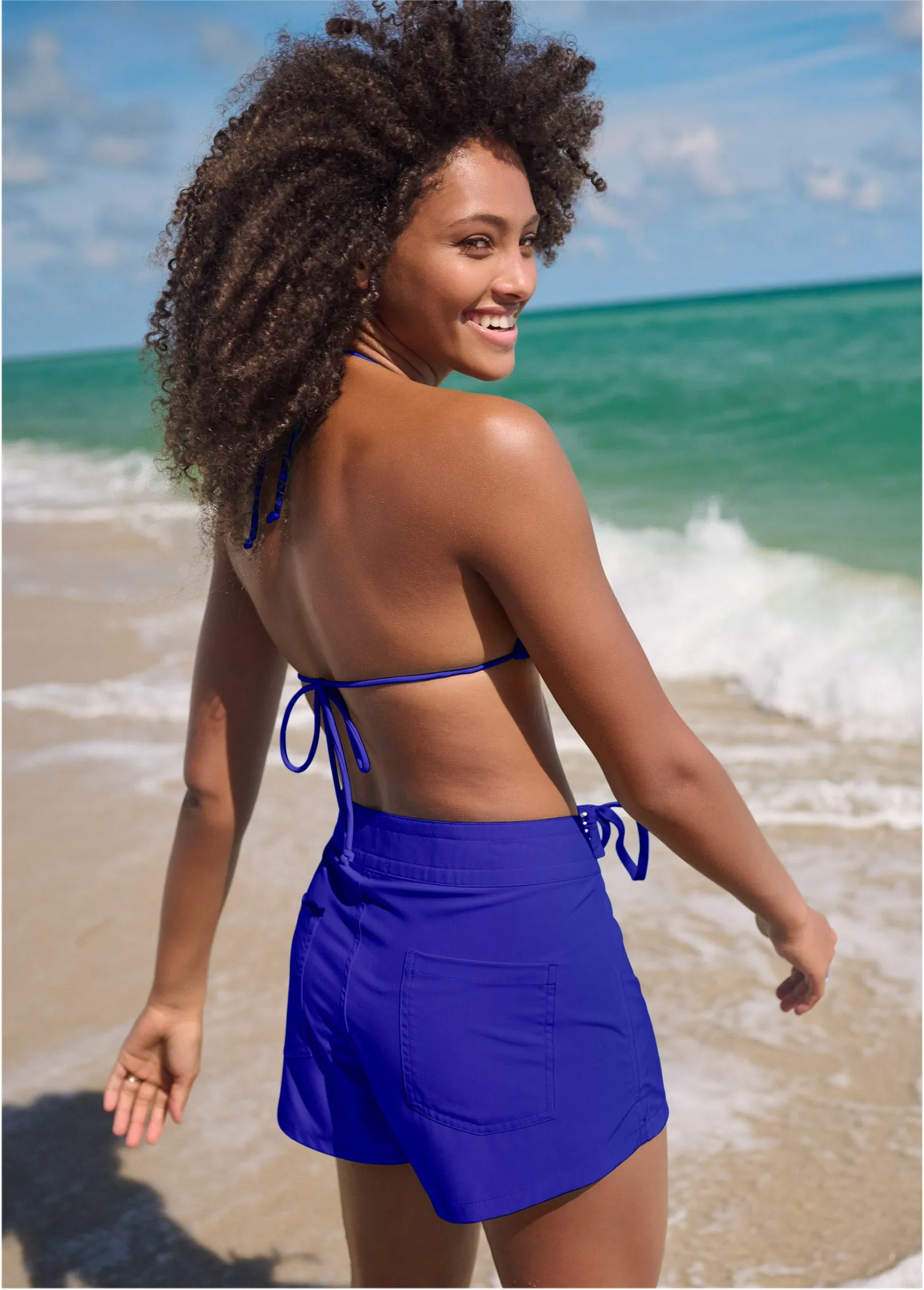 Board Short Cover-Up - Cobalt Blue