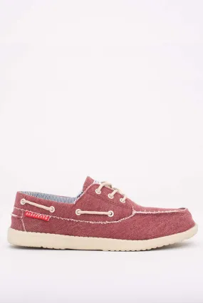 Boat Shoes Burgundy