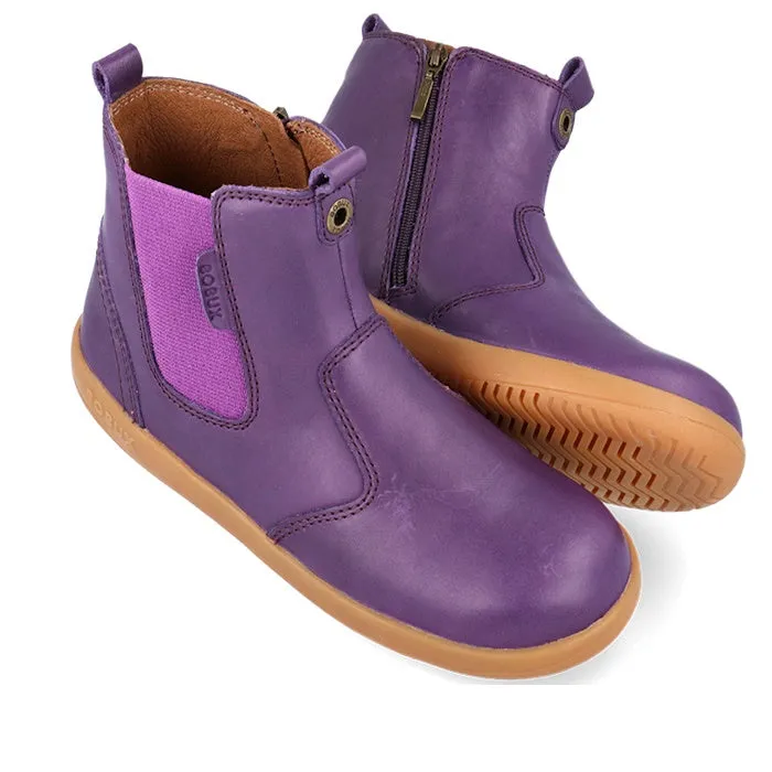 Bobux Kid  Jodphur Leather Boot Indigo Purple  830061