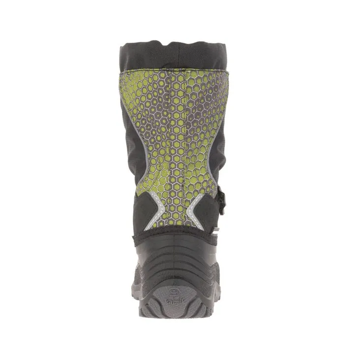 Boy's Kamik | Snowfall P Insulated Boot | Black Lime