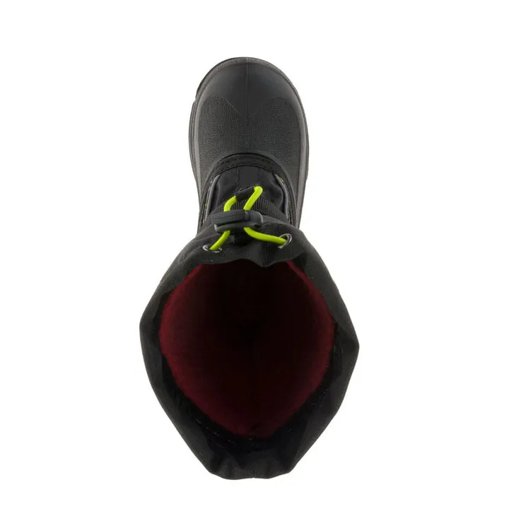 Boy's Kamik | Snowfall P Insulated Boot | Black Lime