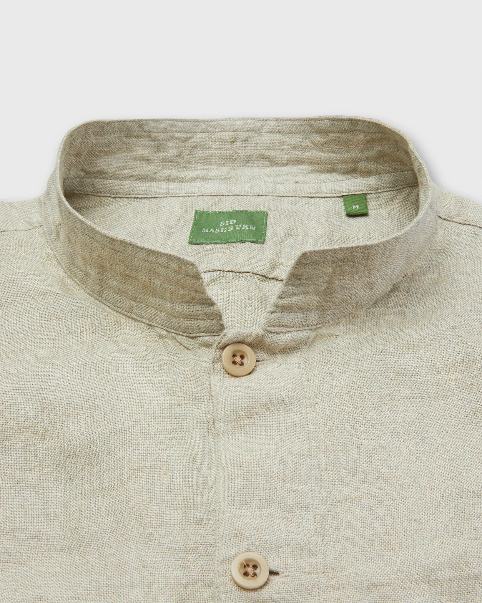 Bruce Work Shirt in Wheat Linen