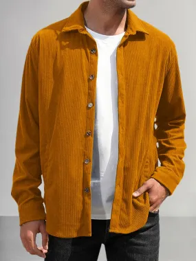 Casual Comfy Corduroy Shirt