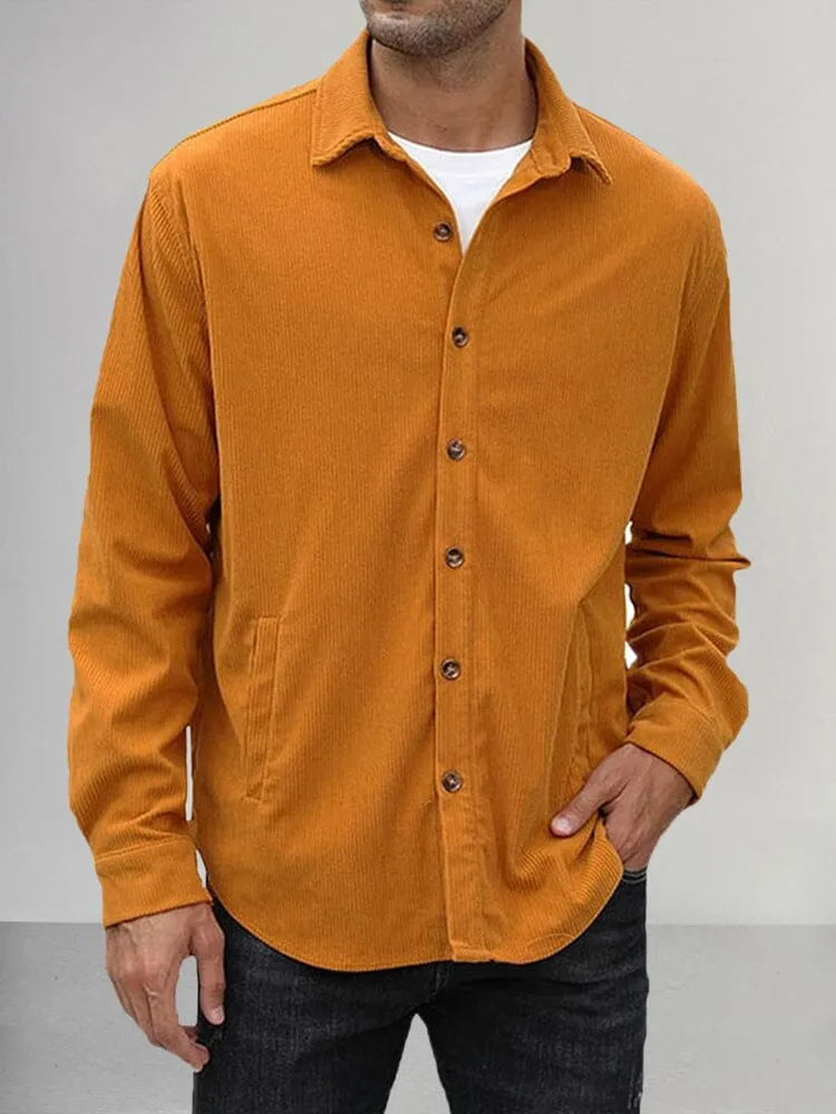 Casual Comfy Corduroy Shirt