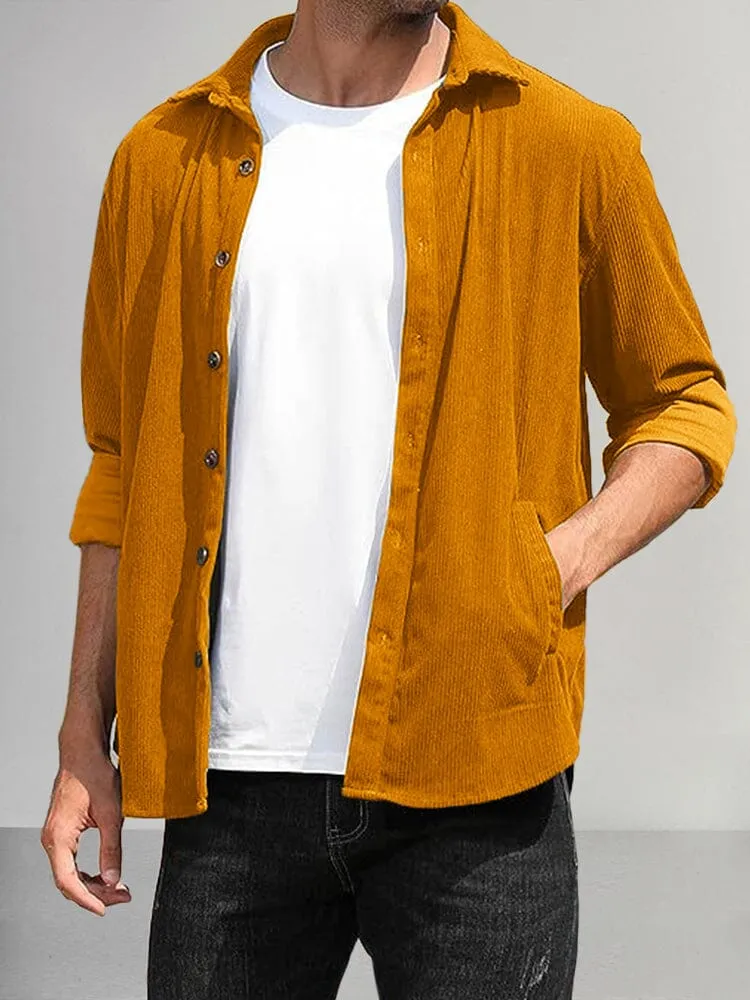 Casual Comfy Corduroy Shirt