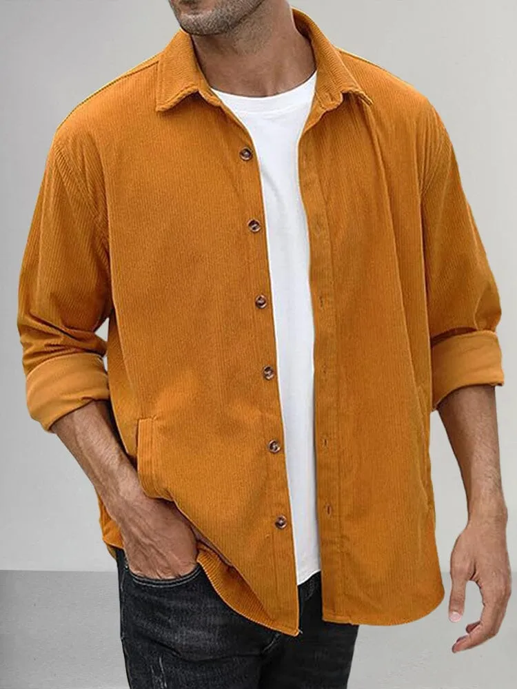 Casual Comfy Corduroy Shirt