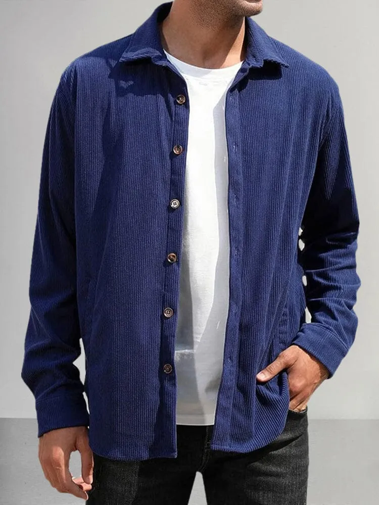 Casual Comfy Corduroy Shirt