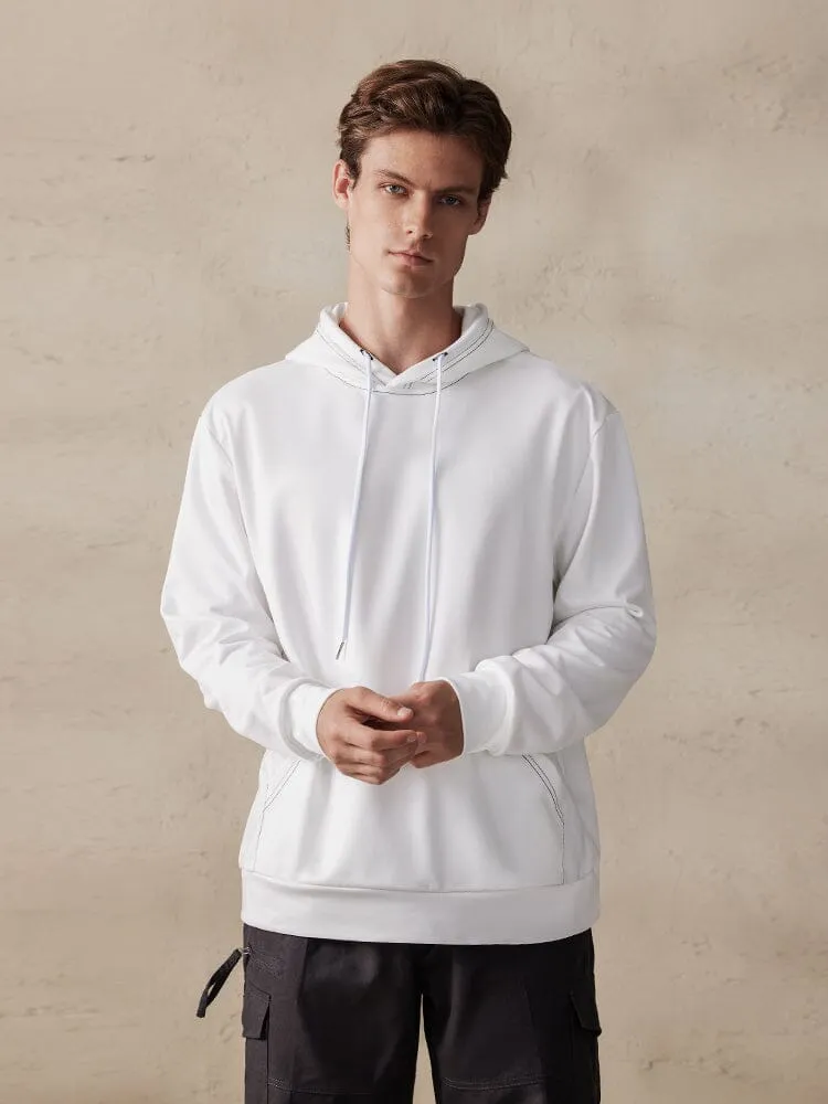 Casual Simple Pullover Hoodie