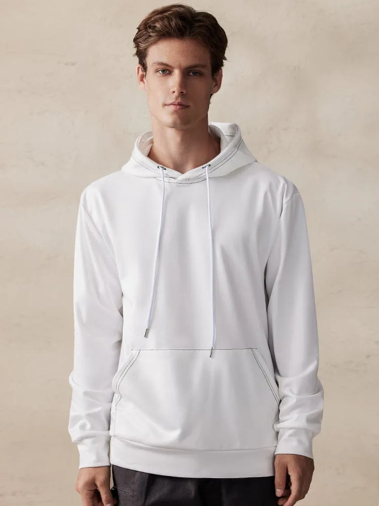 Casual Simple Pullover Hoodie