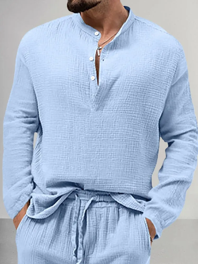 Casual Soft Textured Shirt