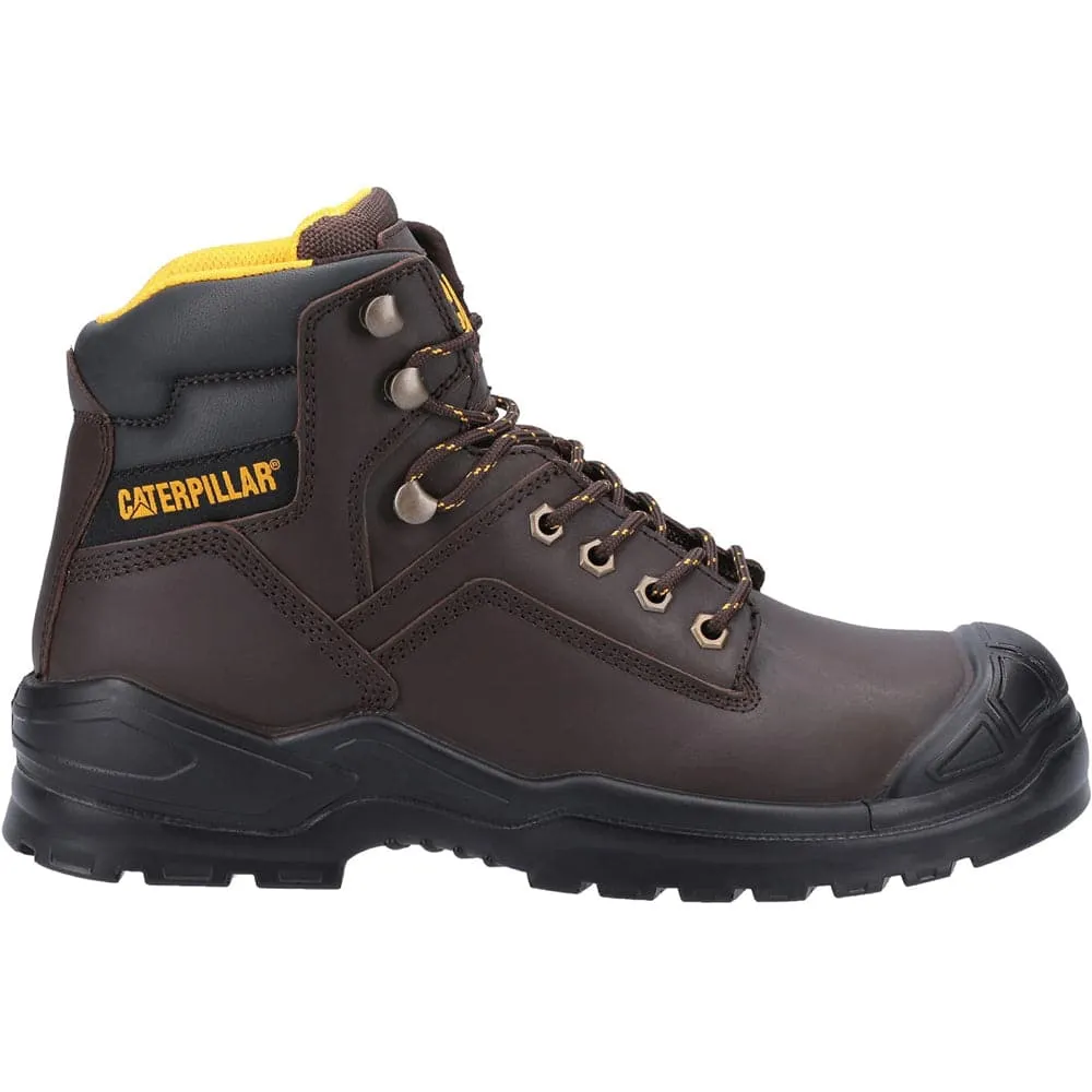 Caterpillar Cat Striver Leather Work Boot with Toe Guard