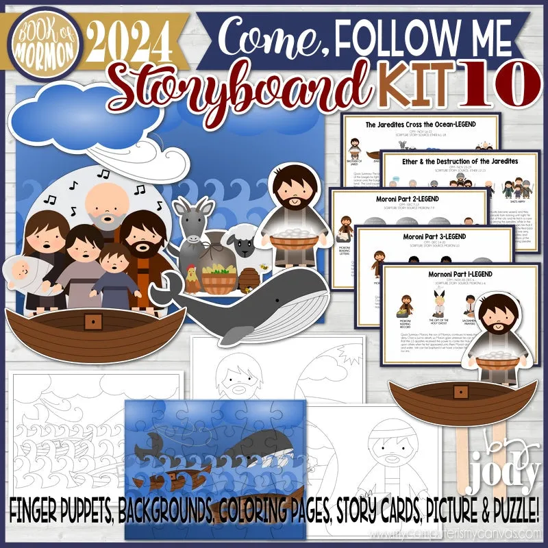 CFM BOOK of MORMON Story Board {KIT 10} Printable