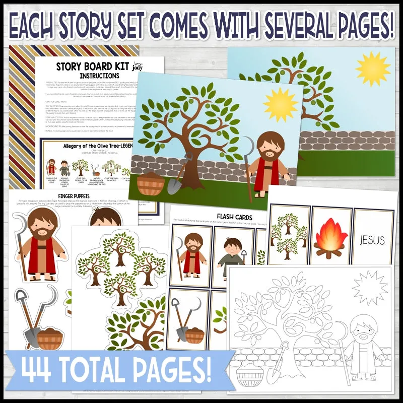 CFM BOOK of MORMON Story Board {KIT 3} Printable