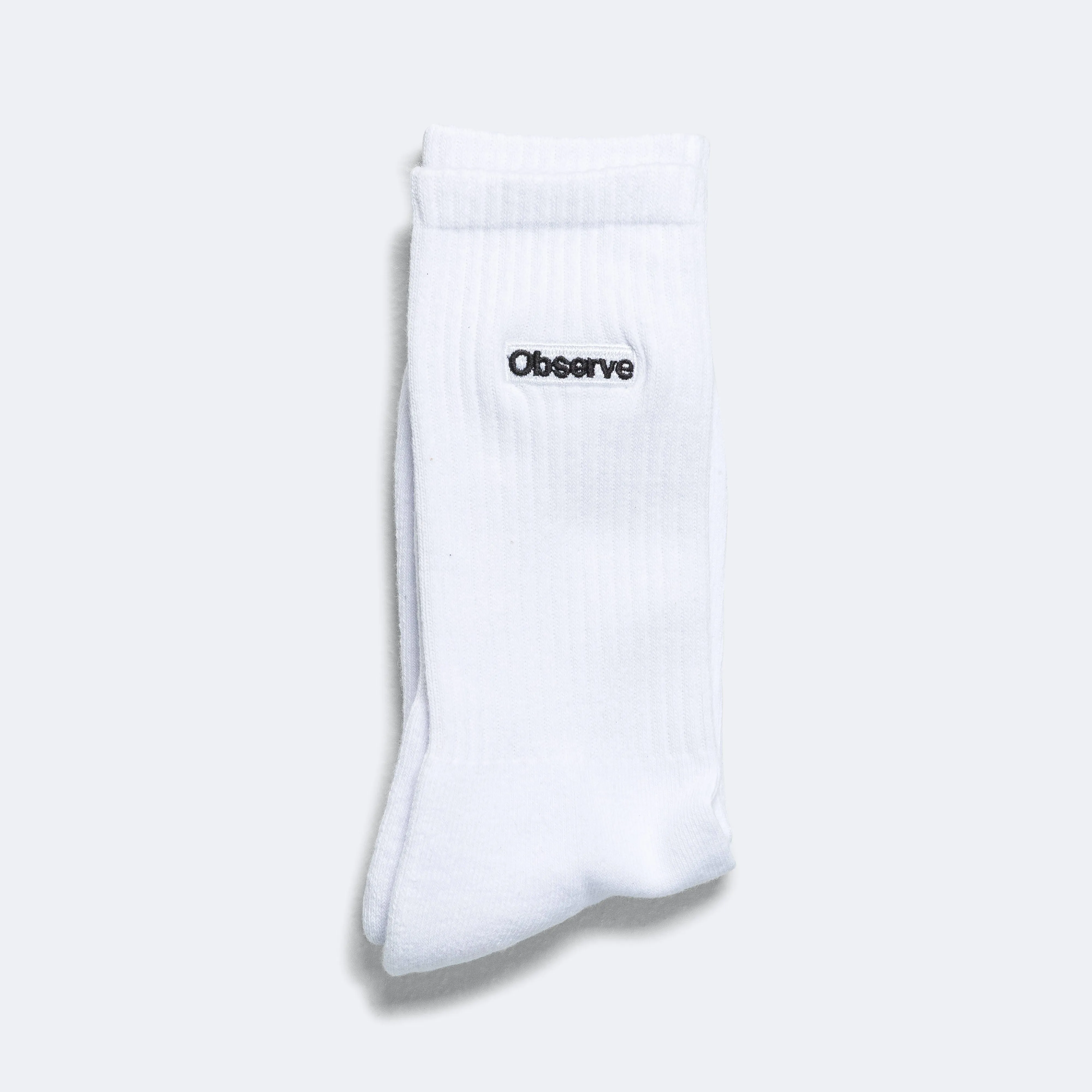 Classic Logo Crew Sock - White