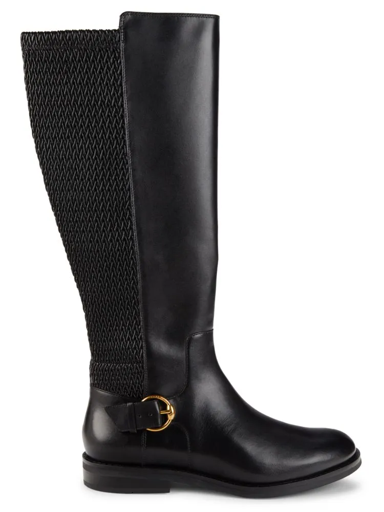 Cole Haan Clover Knee High Boots, Black