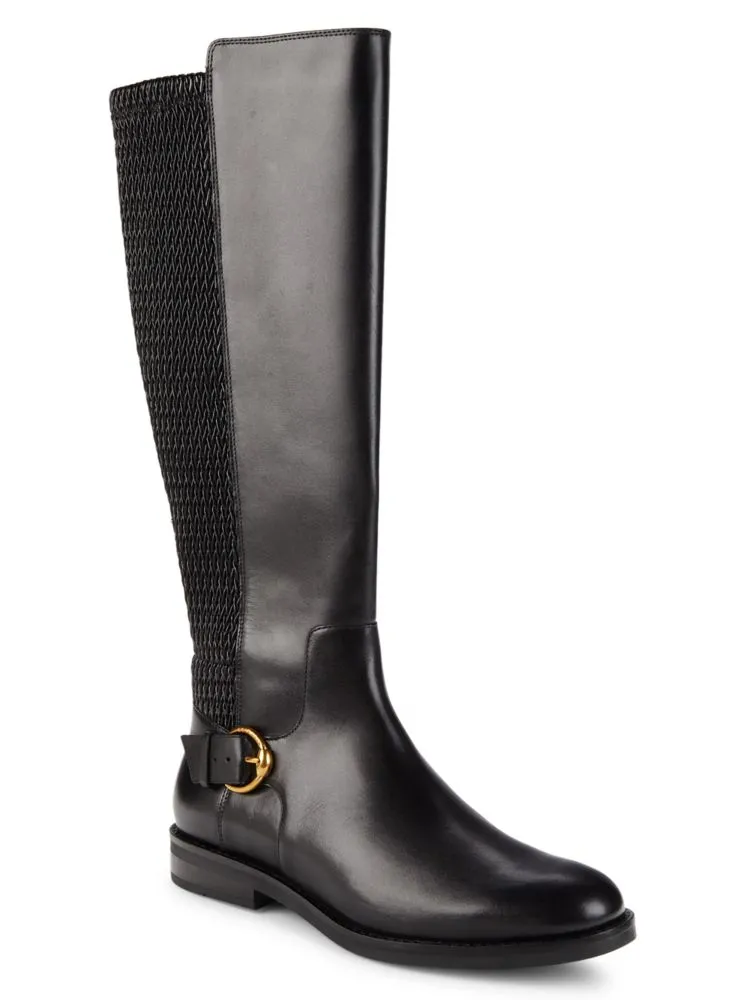 Cole Haan Clover Knee High Boots, Black