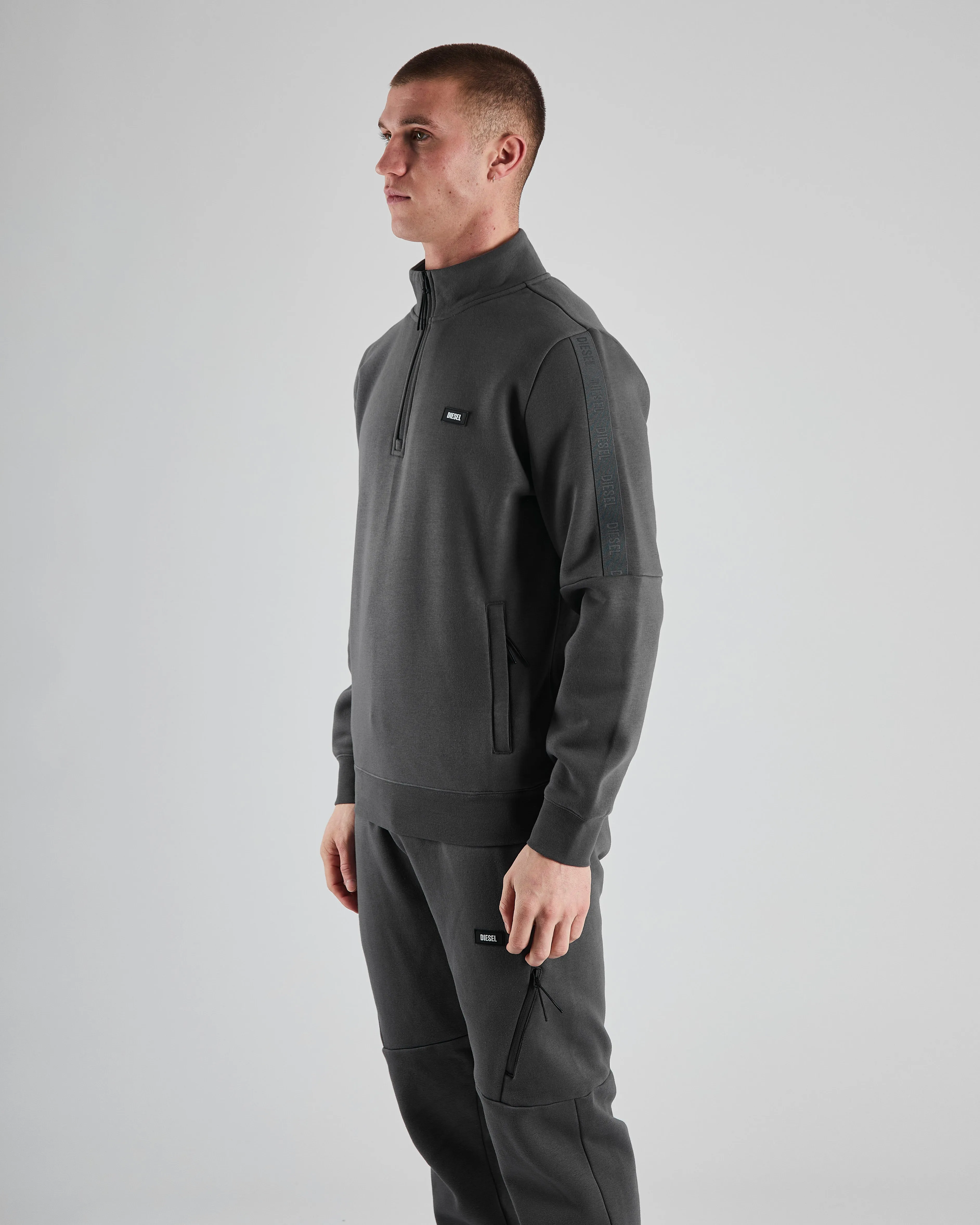 Cole Half Zip Scorpion Grey