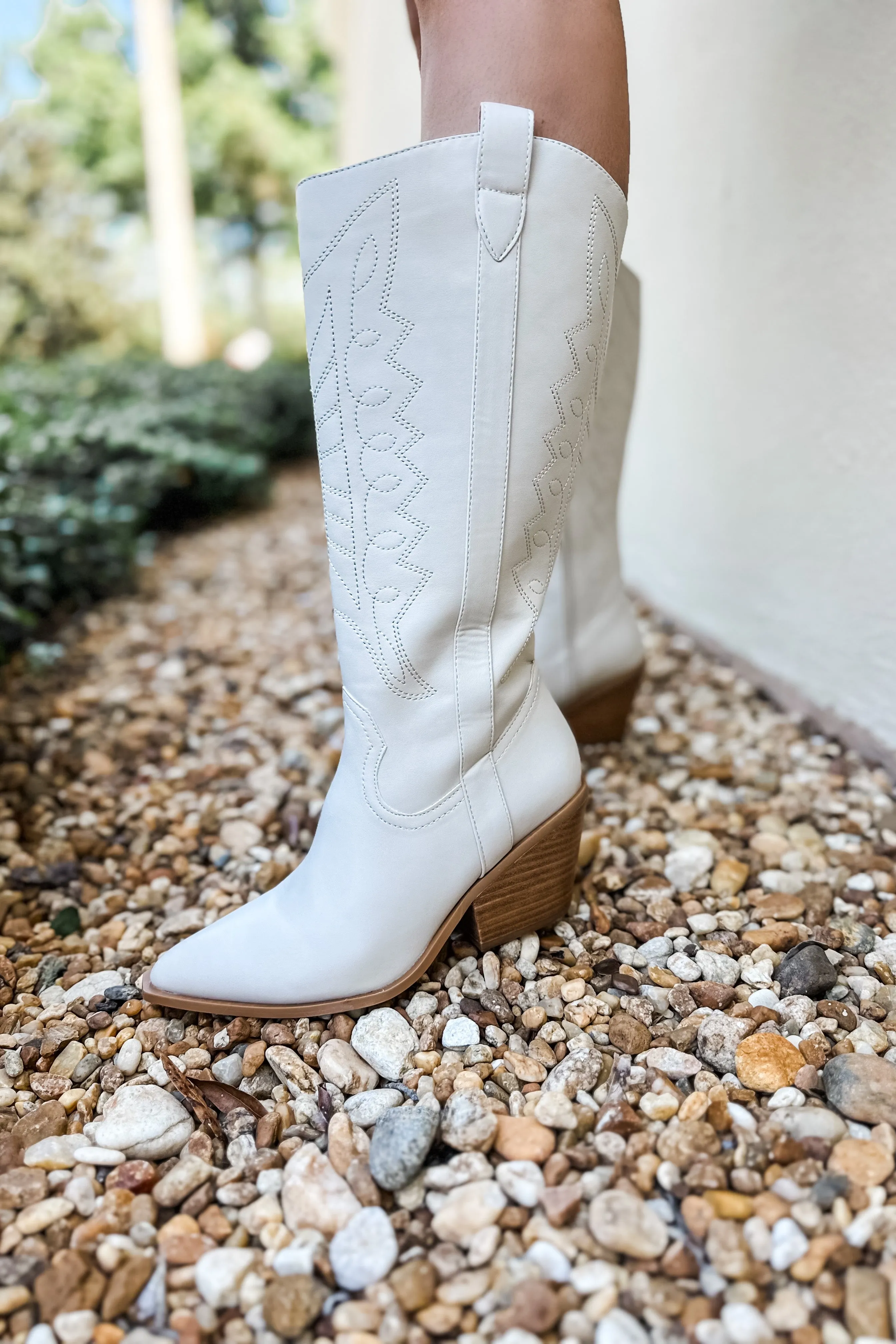 Corkys: Howdy Cowboy Boot - Winter White