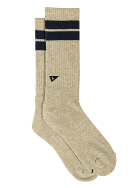 Crew Sock Long Retro - Lino/Marine