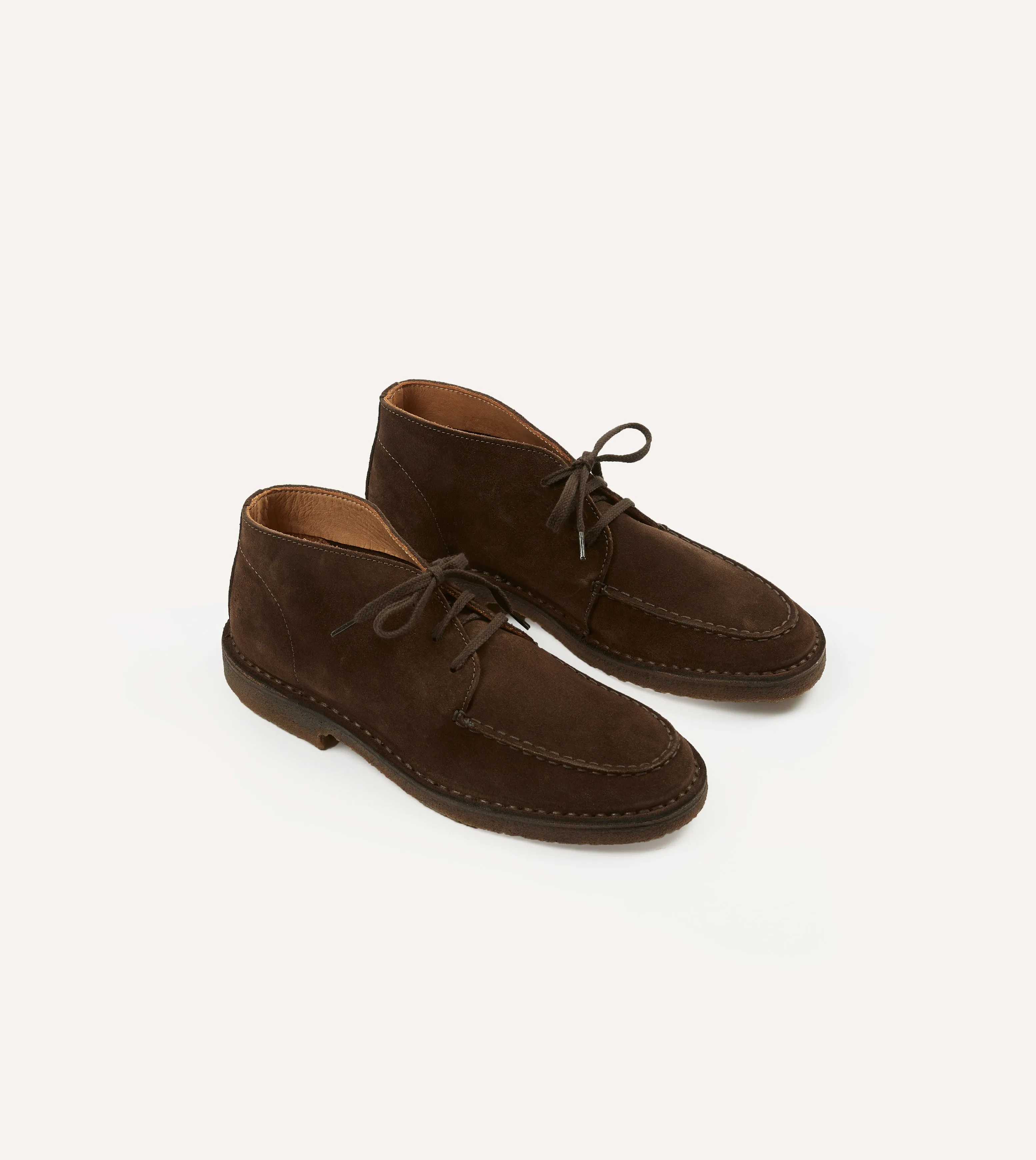 Crosby Moc-Toe Chukka Boot Brown Suede