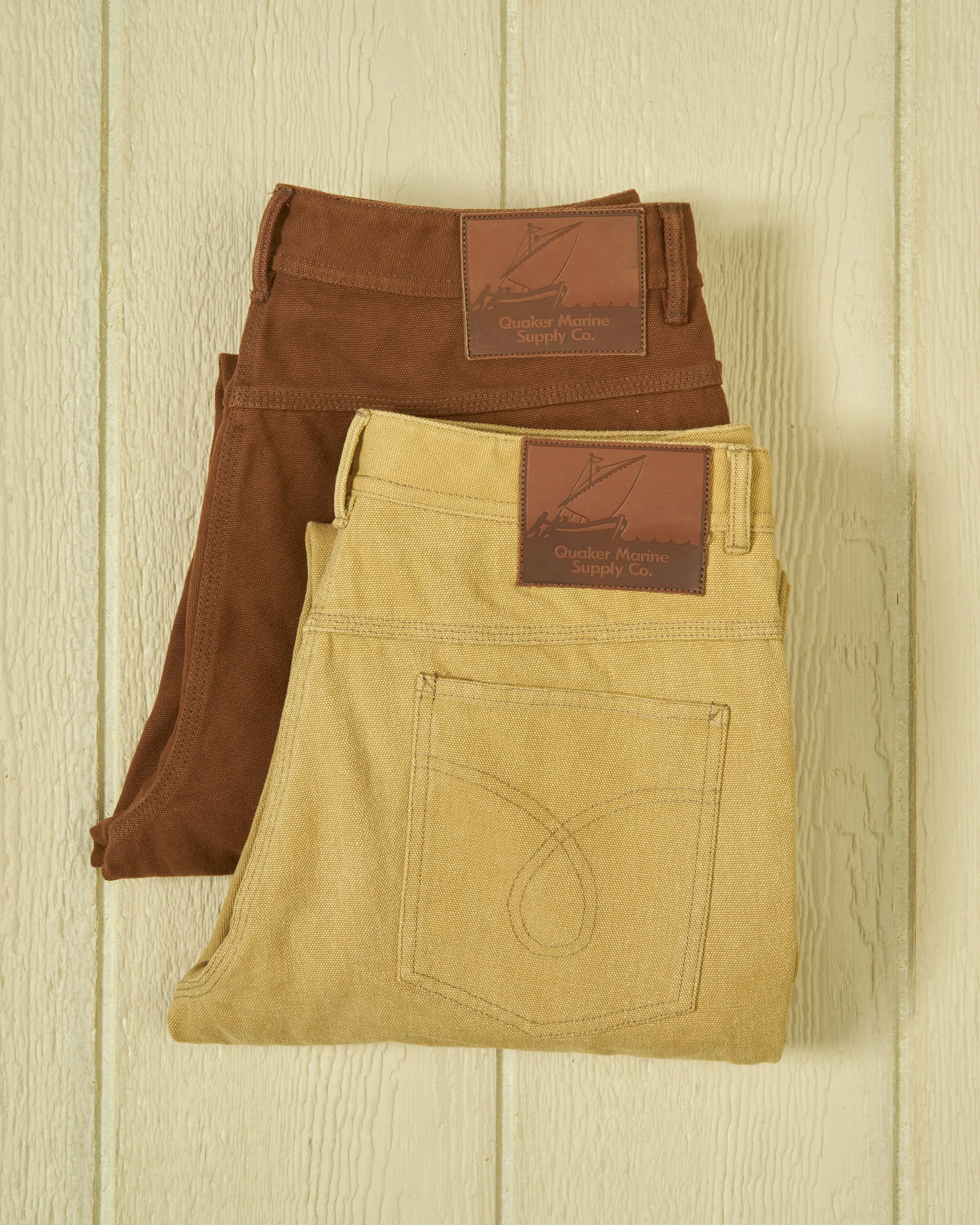 Double Knee Pant in Hickory