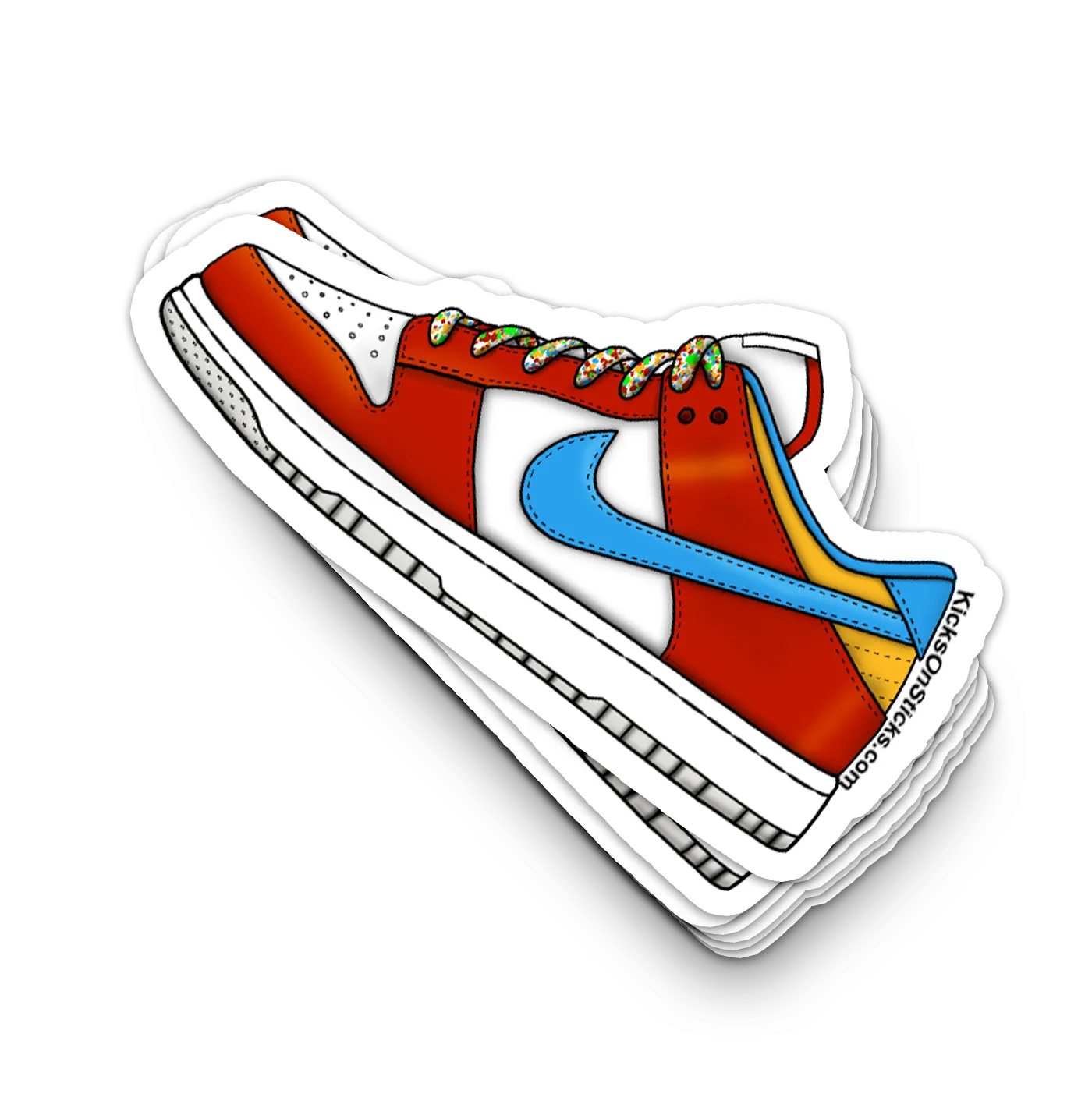 Dunk Low "Fruity Pebbles" Sneaker Sticker