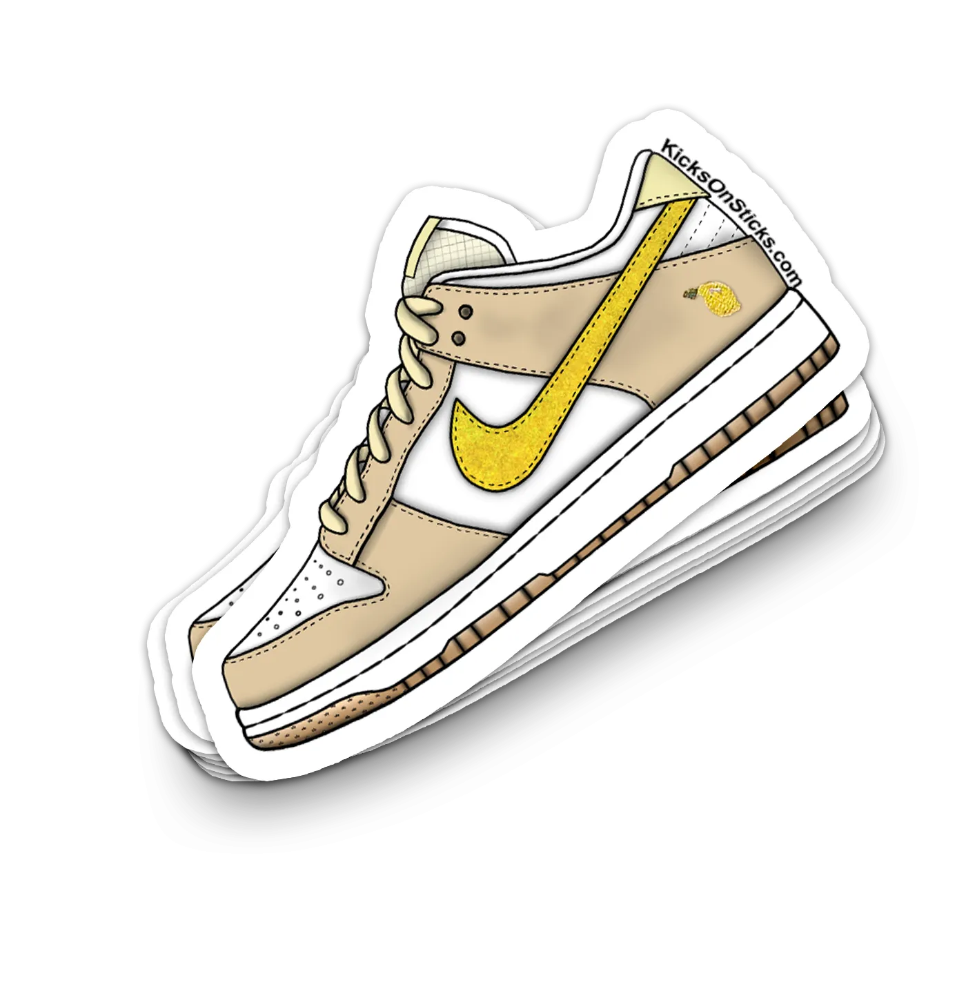 Dunk Low "Lemon Drop" Sneaker Sticker